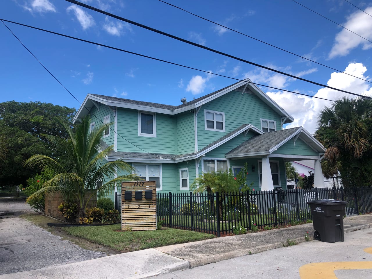 Historic home on Rosemary Avenue in West Palm Beach, Florida